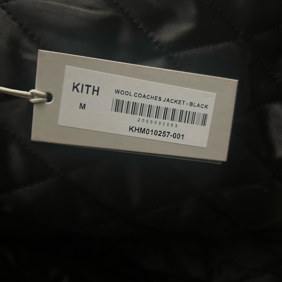 Kith Wool Coaches Jacket
Black.
Pristine 
Size M
NWT - Picture 7 of 8